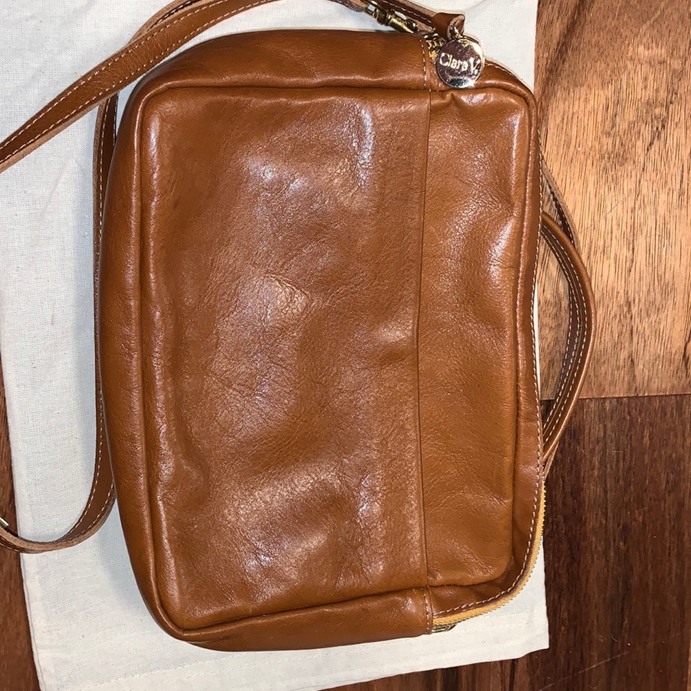 Clare V Mirabel Midi Sac, Miel 9x7x3
